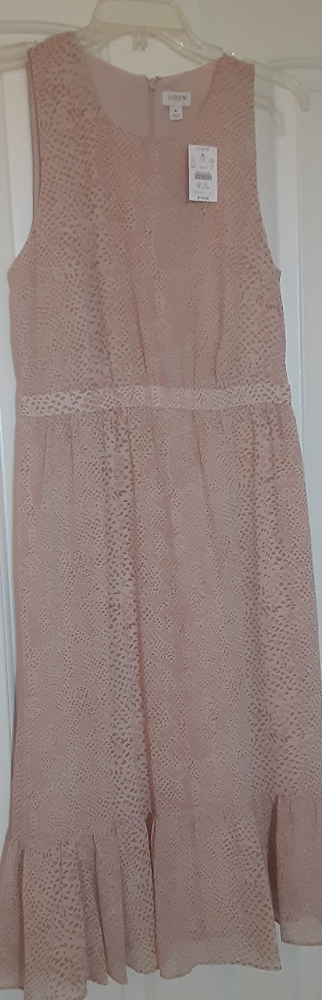 J. Crew Printed  Tiered Midi Dress